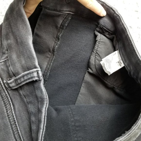 American Eagle Outfitters Jeans Womens 12 Gray Stretch Curvy High Rise Jeggings - Picture 12 of 16